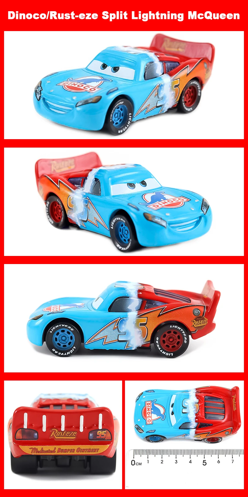 Cars 3 Vergoldetes Feuerwehrauto, Lightning McQueen, Luigi, Guido, Rennspielzeug, 1:55 Metall-Druckguss-Legierungsautos, Spielzeug, Geburtstagsgeschenke – Detail 34