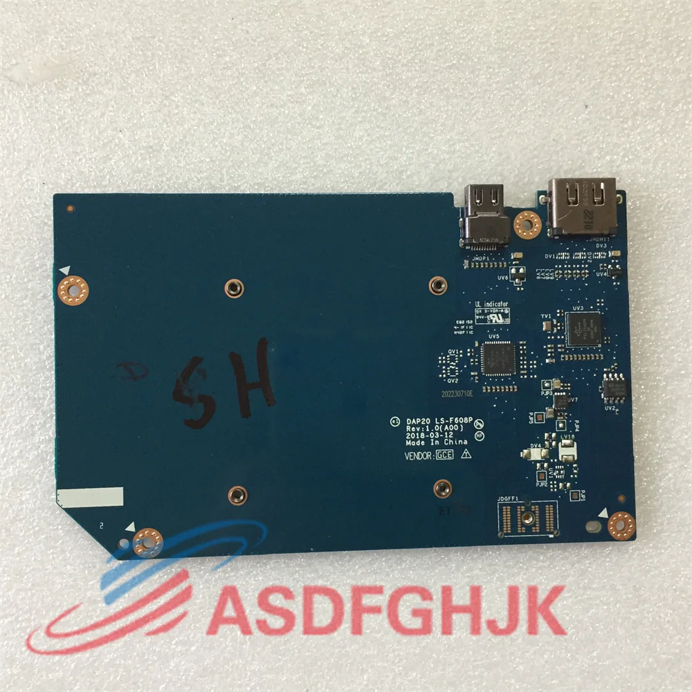 For Dell Precision 7740 DP HDMI USB interface small board LS-F608P 06GWHV 6GWHV test OK