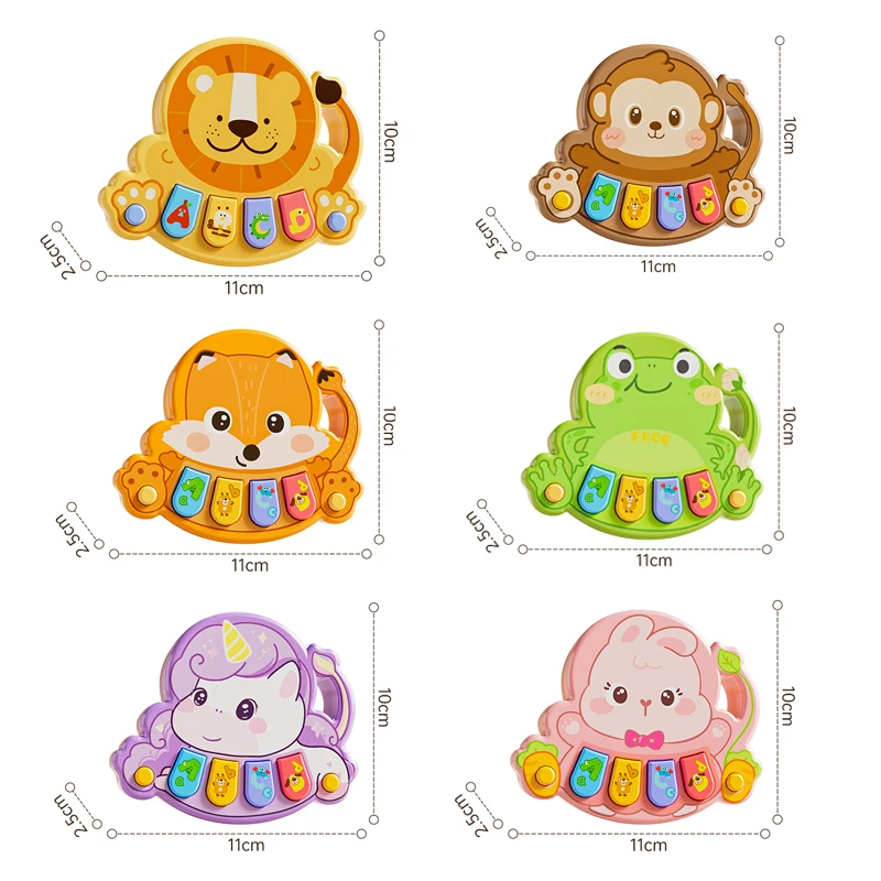 Jouet de Piano électronique Musical pour enfants, apprentissage de la musique, jouets pour bébés, animaux multifonctionnels, clavier de Piano, Instrument de musique, jouet cadeaux