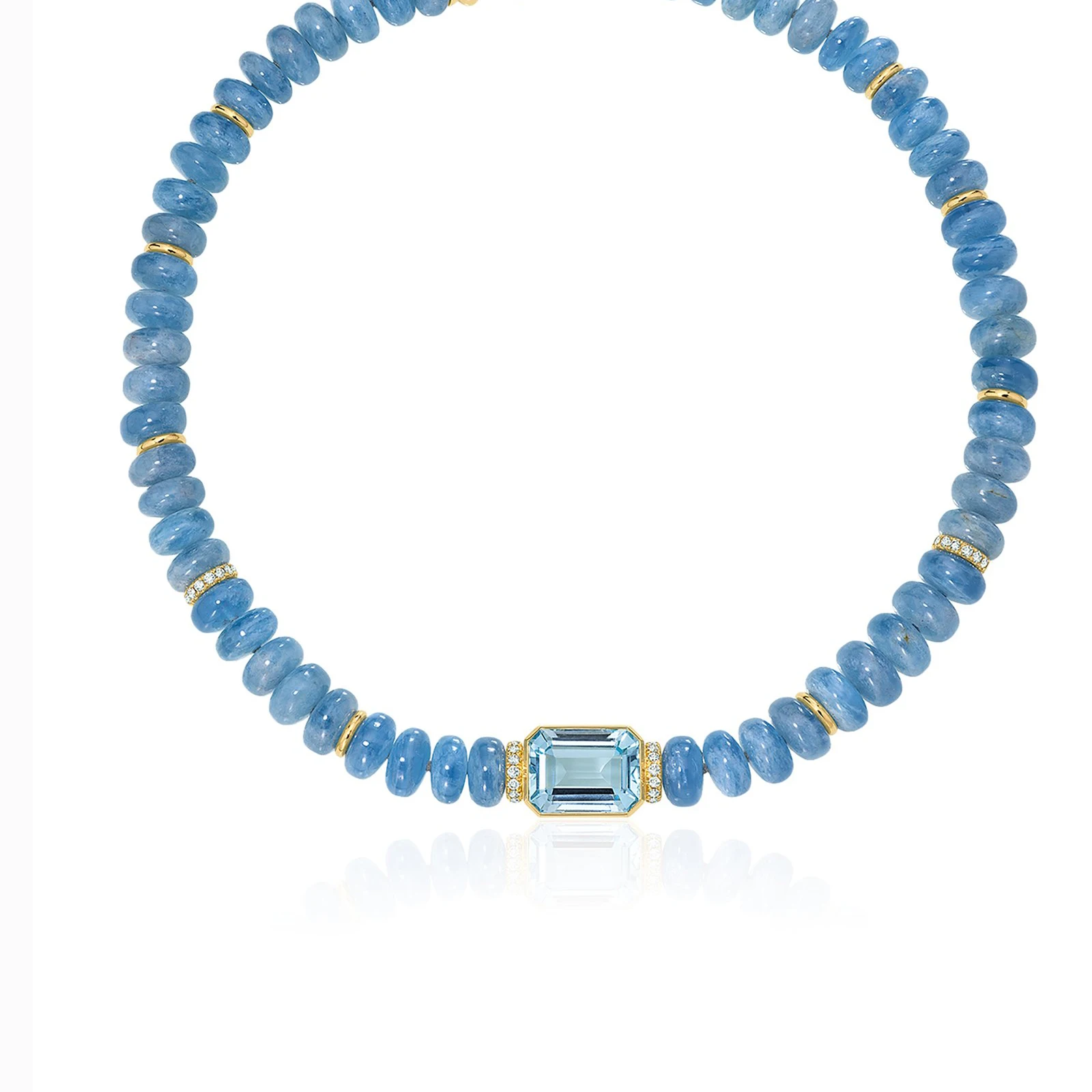 2025 sauer corazón azul cristal piedra Natural colgante cuarzo amatista collar mujer