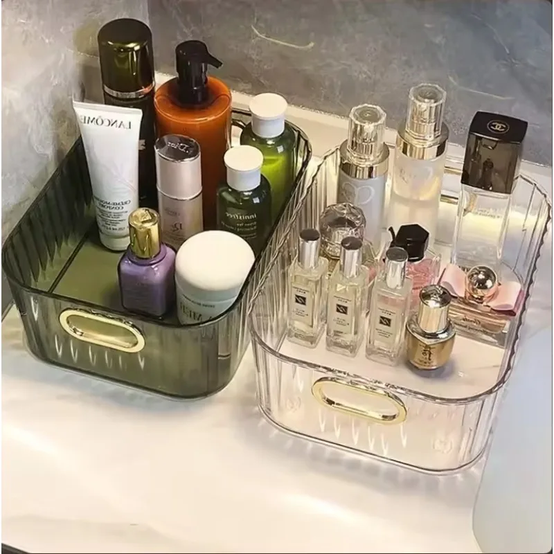 Acrylic Organizers Snacks Bathroom Organizer Rectangular Storage Makeup Clutter Bedroom Cosmetics Living Room Make Up Organizer