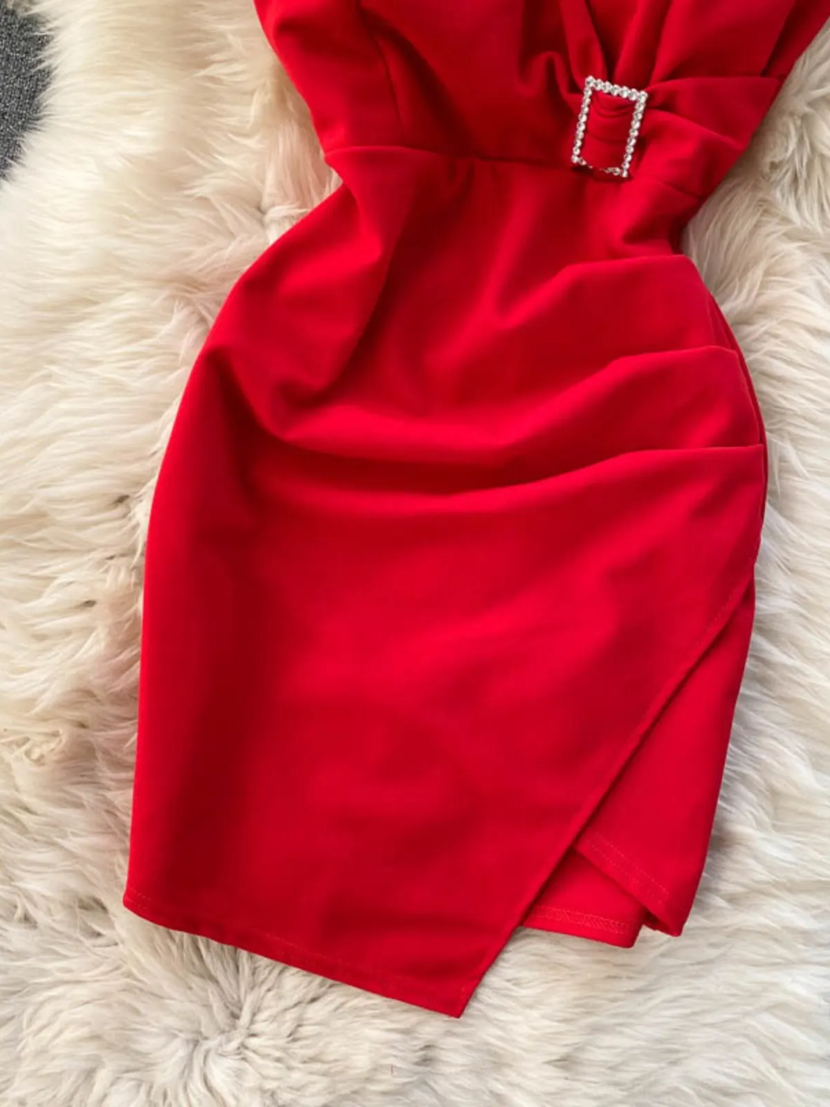 2025 New Korean Chic Women Mini Party Dress Solid Elegant Spaghetti Strap Sleeveless Summer Dress Sexy V-neck Slim Club Vestidos