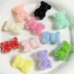 Kawaii Candy Sugar Bear Beads For Jewelry Making DIY Decorations Necklace Phone Chain Keychain Car Hanging Kids Hair Accessories