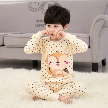 Boys Anstronaut Pajamas Sets Kids Nightwear Pyjamas for Boy Children Sleepwear Dinosaur Animal Cartoon Nightwear Baby Night Suit 3
