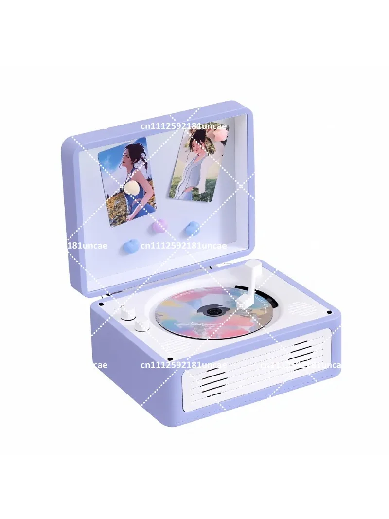 Retro CD Player Bluetooth Stereo All-in-One Music Player for Home