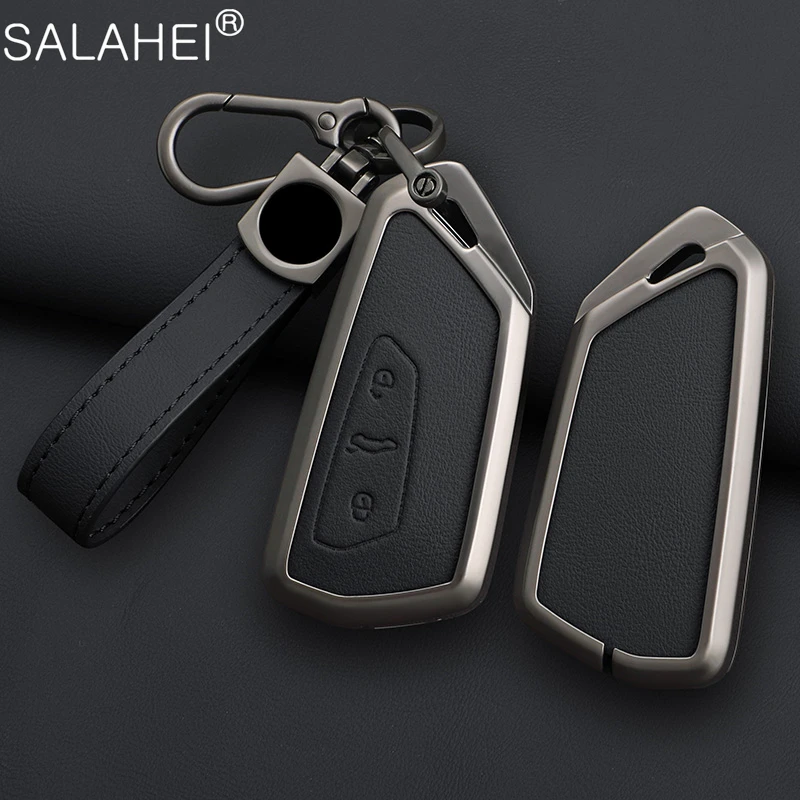 

Car Key Case Cover Shell For VW Volkswagen Magotan Golf 8 7 MK7 Tiguan Passat MK2 Skoda Octavia Kodiaq Seat Leon Altea Accessory