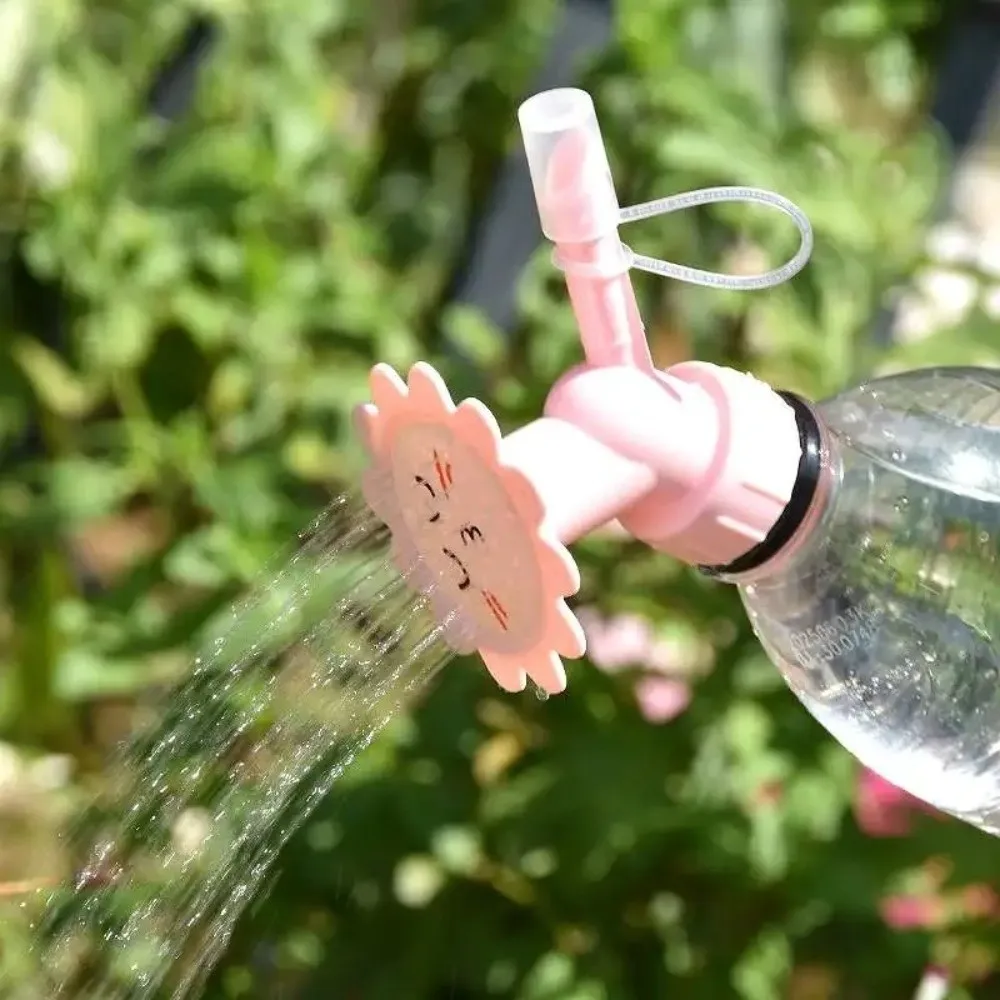 Creative Garden Watering Sprinkler Nozzle Adapters with Bottle Cartoon Bottle Watering Nozzle Easy Tool