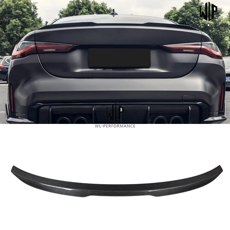 M style Rear Spoiler High Quality Carbon Fiber Dry Carbon Durable Car Body Kit for BMW G82 2021 UP