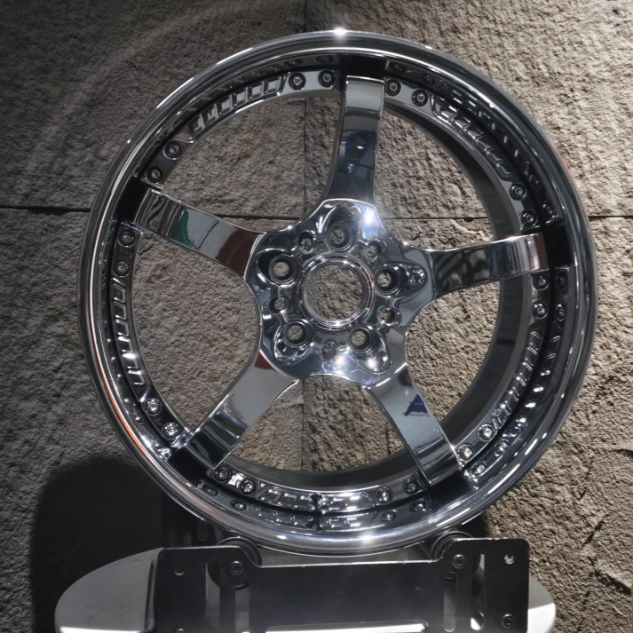 

Новые кованые колесные диски из гальванизированного алюминиевого сплава, 15-24 дюйма, двухсоставные, пятиспицевые (PCD5*114.3/ET15, дизайн с пятью отверстиями), белые