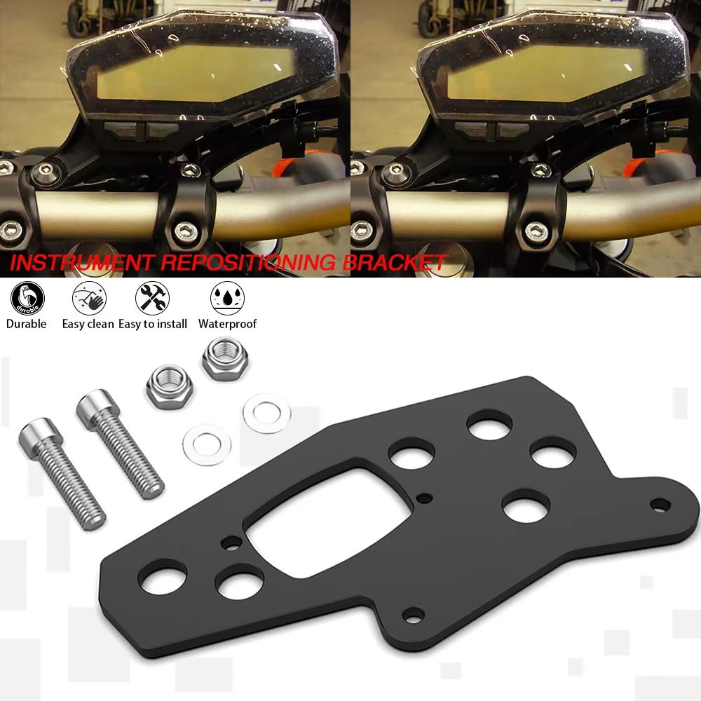 

Motorcycle Gauge Relocation Bracket Centers and Lowers Dash For Yamaha MT-09 MT09 MT 09 ABS 2014-2019 FZ-09 FJ-09 FJ09 2014-2018