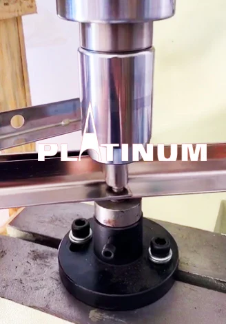 تجهيزات المطابخ الجرف الفرامل الأحذية المدارية آلة التثبيت الهيدروليكية للبيع #4