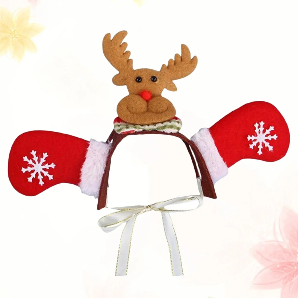 

Christmas Headband Size S Adorable Pet Dog Cat Costume Accessory Suitable for Holiday Party Outdoors Headband for Dogs