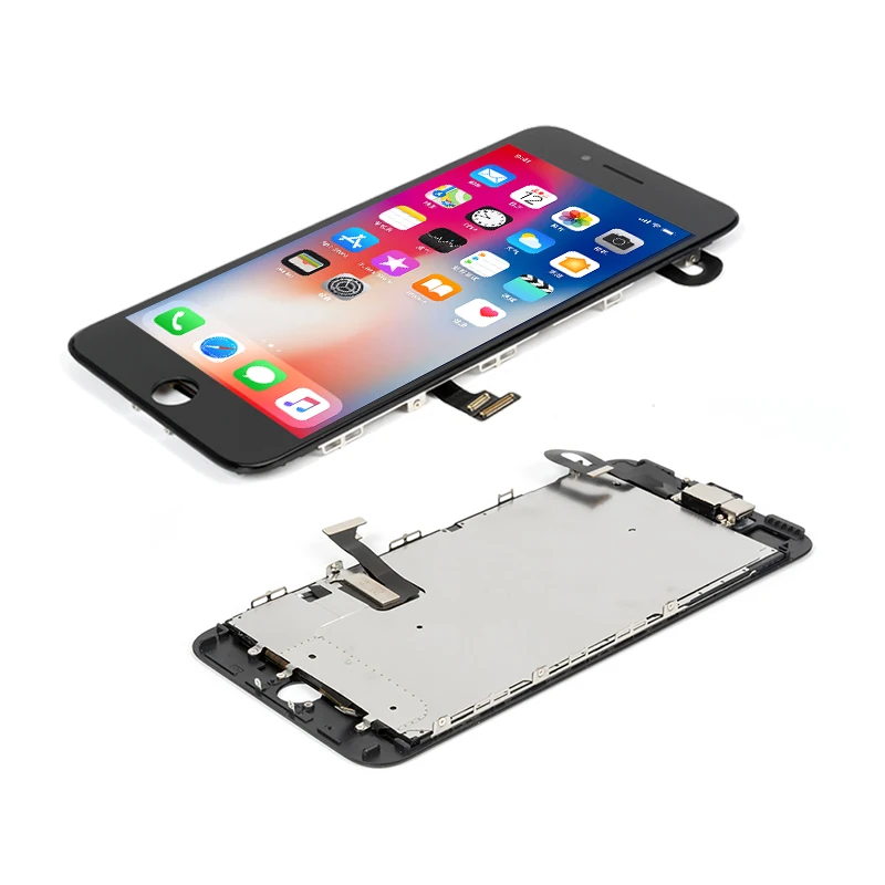 Full LCD For iPhone 7 8 Plus Display Touch Screen Assembly With Home Button Digitizer Pantalla Replacement +Front Camera Repair