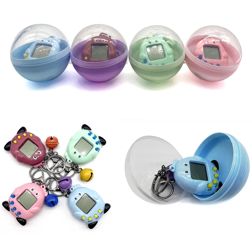 Electronic Nostalgic Virtual Network Digital Pet Machine Macaron Color Capsule Egg Ball Model Virtual Pixel Funny Toy Children