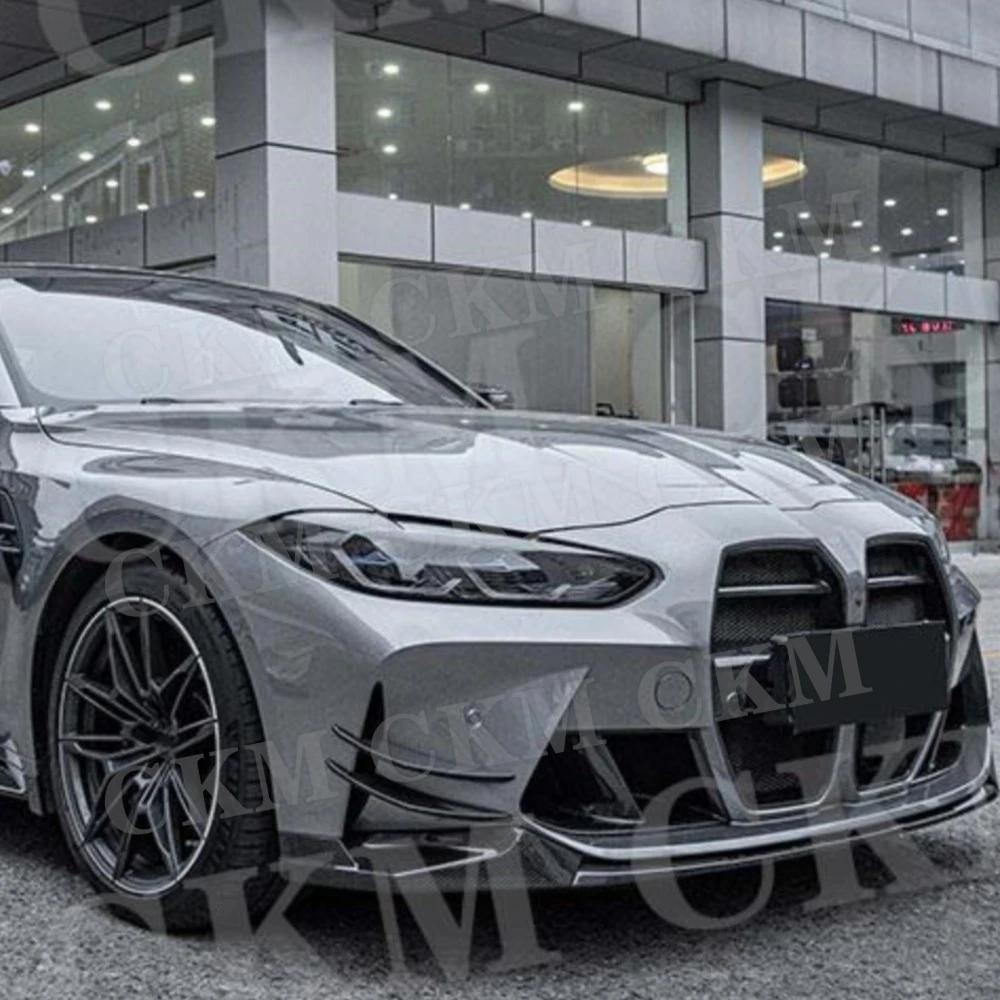 

CKMUUER for BMW 3 Series G80 M3 Sedan 2021 + Dry Carbon Fiber Side Skirts Extension Body Panel Lip Splitter Winglet Auto