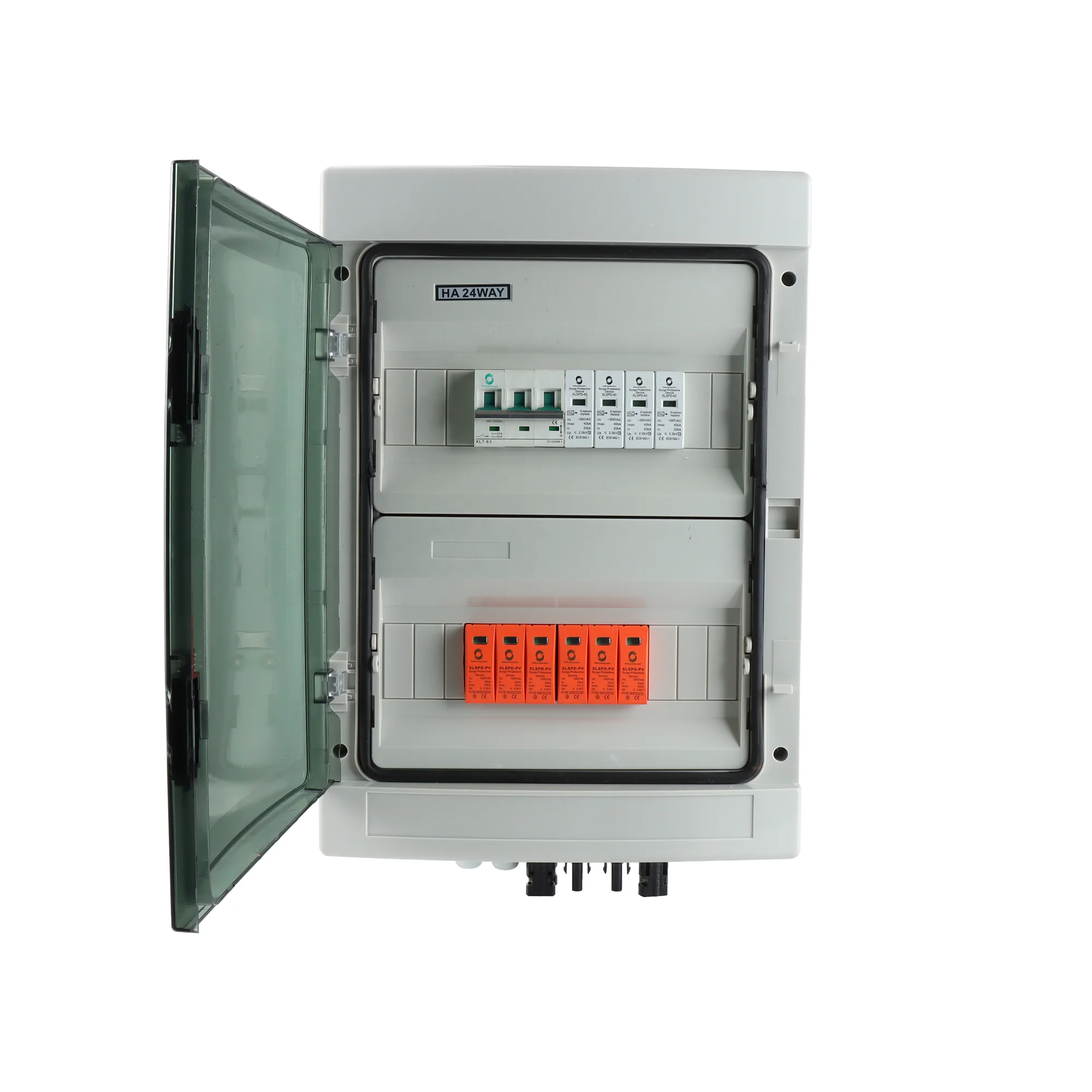 AC DC Power COMBINER BOX Photovoltaic Combiner Box/ac Spd+ac Mcb+dc Spd+busbar