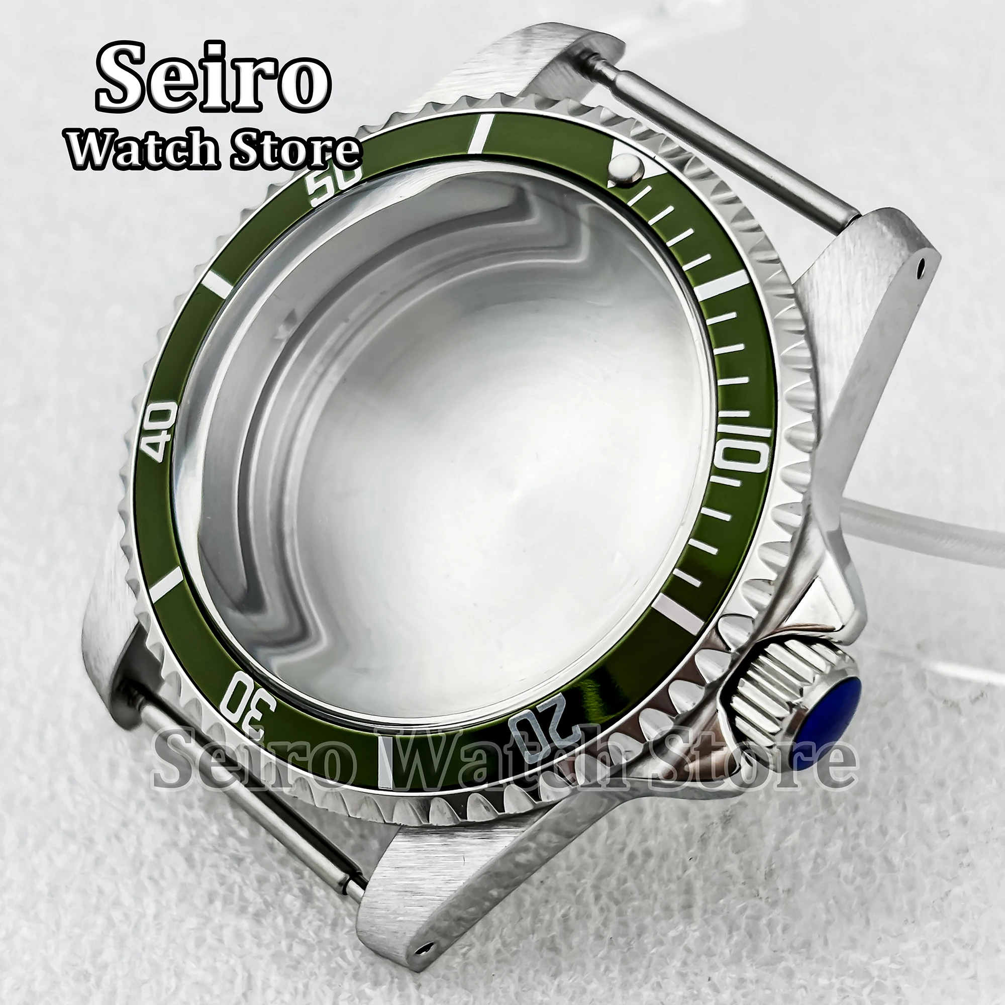 39MM NH35 Case Vintage Restro Stainless Steel Arcylic Bubble Glass 100M Waterproof Watch Parts for SUB NH36 Movement Accessories