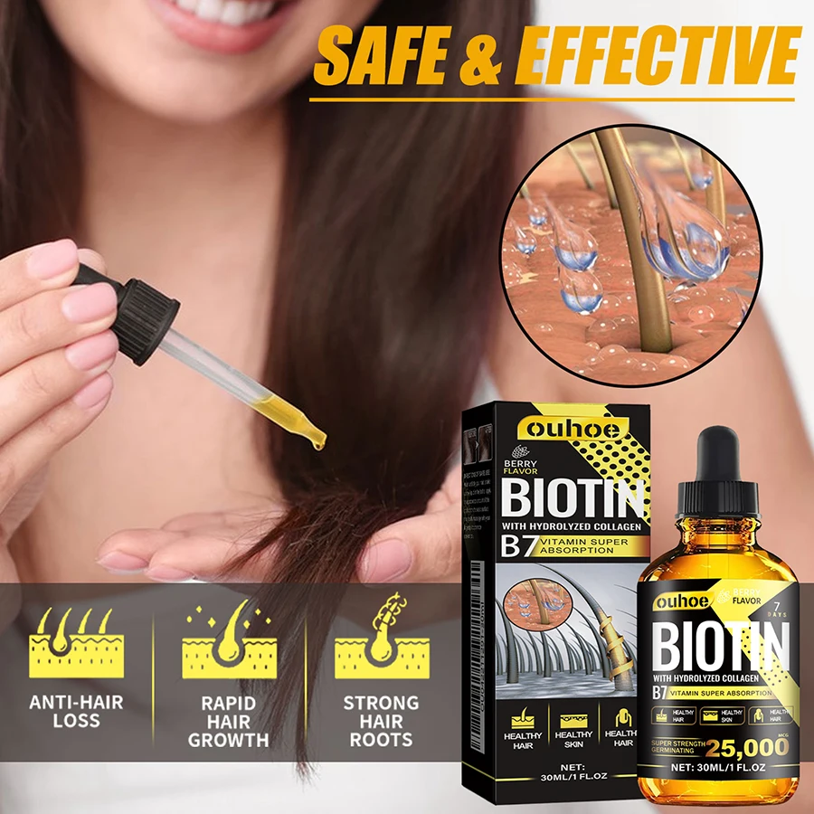Biotin Hair Growth Oil with Co - Hair Care Collagen recension och pris