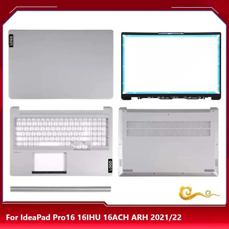 New/org For Lenovo IdeaPad 5 Pro16 Pro 16IHU ACH ARH 2021 2022 LCD back cover /Bezel /Upper cover /Bottom case /Hinge,Silver