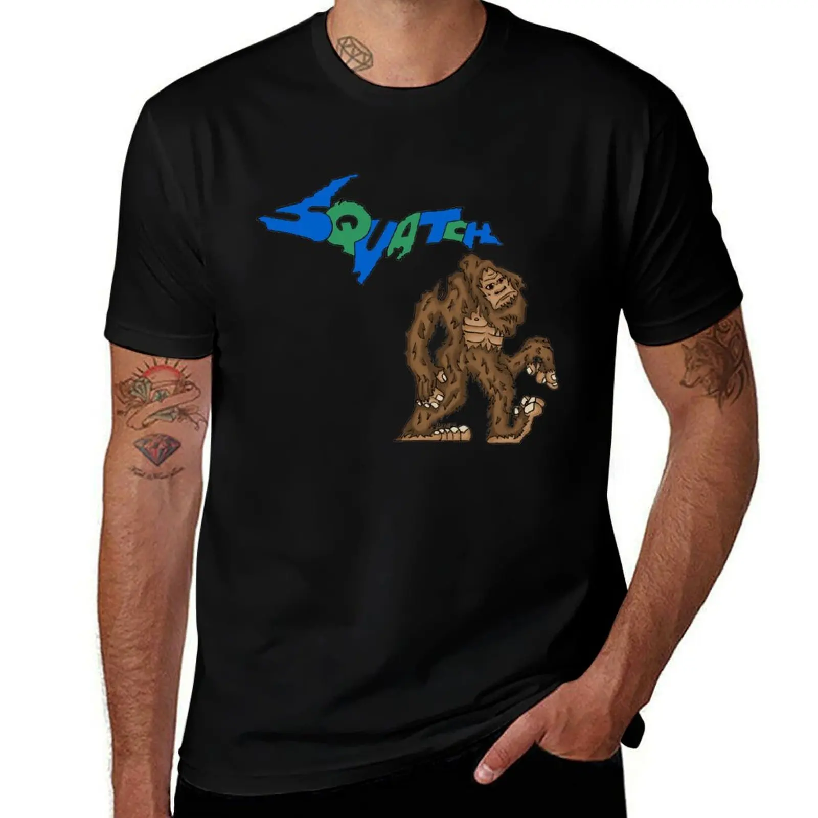 

Michigan Big Foot T-Shirt anime tshirt Funny t-shirts graphic t shirt vintage tshirts for men