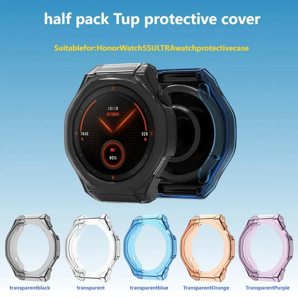 

Soft TPU Screen Protector for Honor Watch 5 ultra Half pack Screen Honor Watch 5 Anti-scratch Shell Accessorie