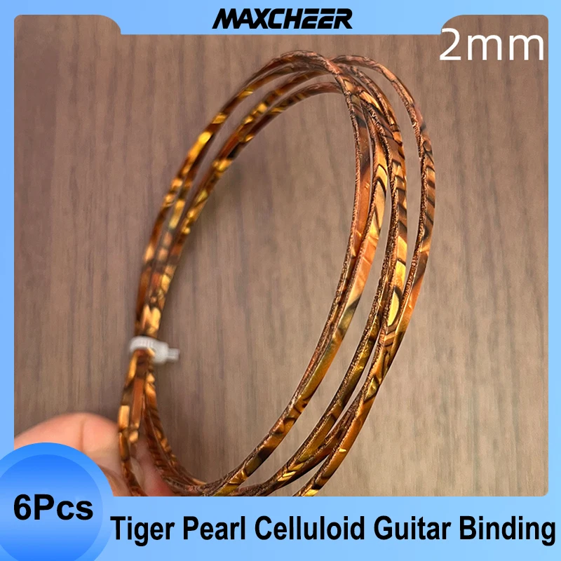 6-pecas-de-celuloide-colorido-para-friso-de-guitarra-com-larguras-de-2-4-5-6mm-5-pes-de-comprimento-vermelho-tigre-perola