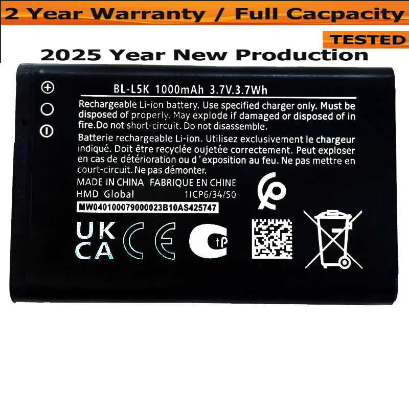 1000Mah BL-L5K Bl L… - image