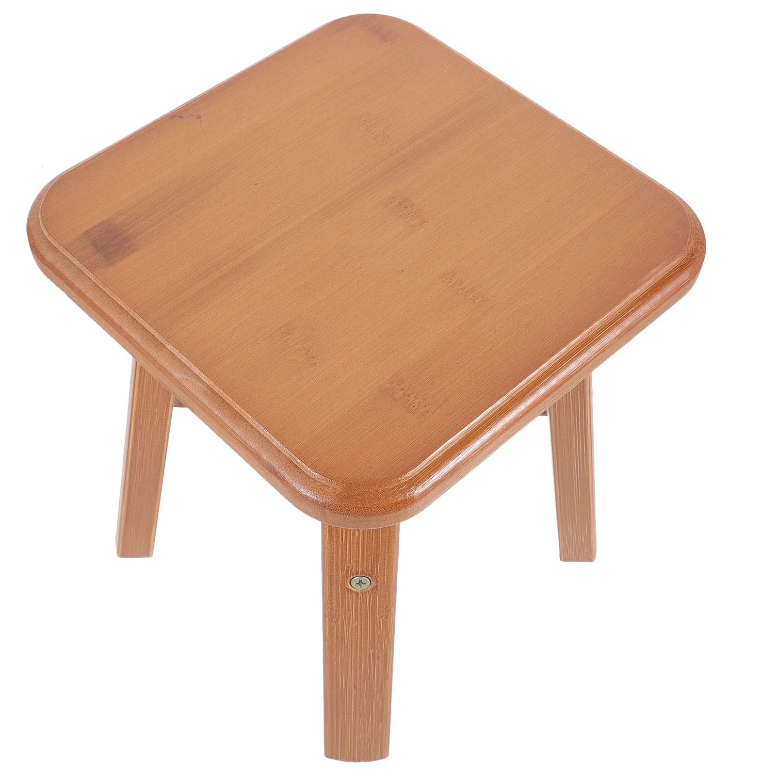 Sitting Stool Stepping for Home Living Room Solid Wood Low Square Stools Footstool Short Small Decor