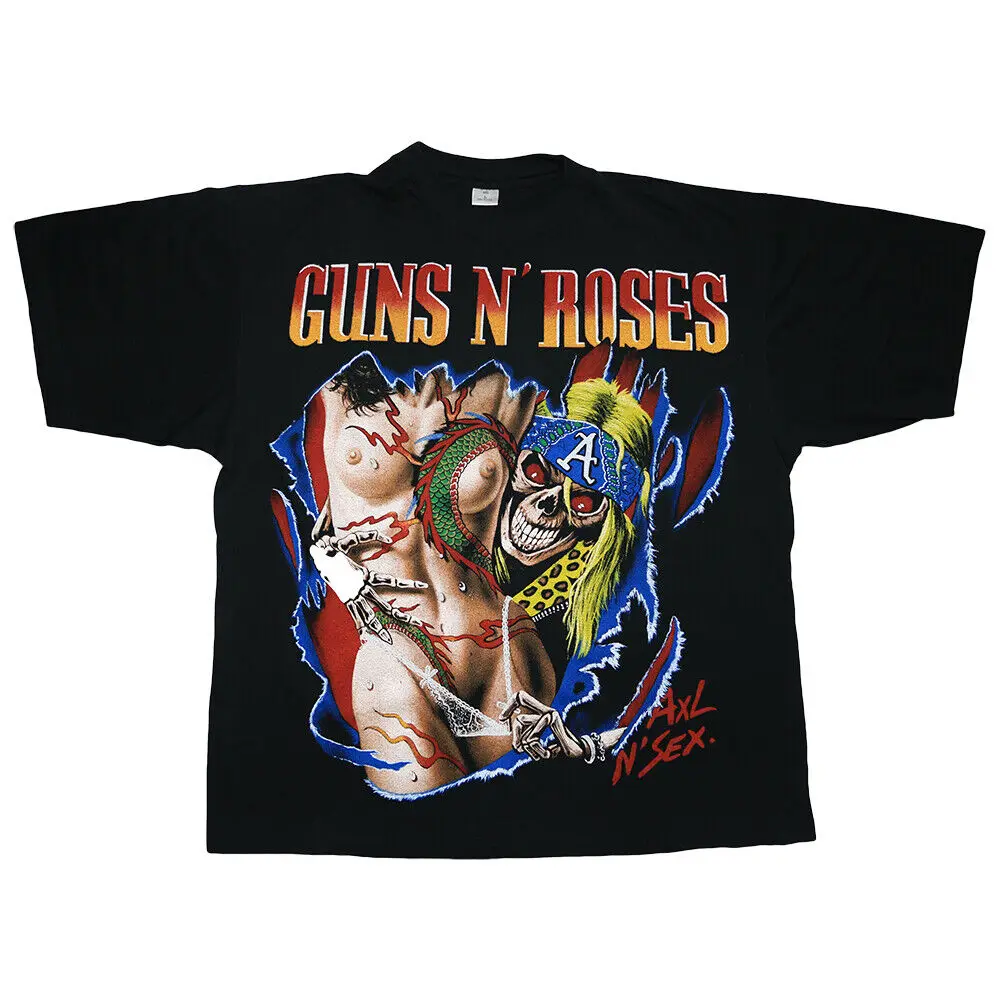 Vintage 1990S Guns N Roses Axl N Sex Shirt T-Shirt