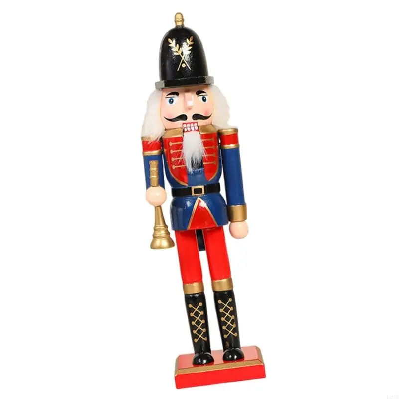 U2JC Charm Soldier Decoration,Eye Catching Christmas Soldier Fine Craft Figures Centerpieces Indoor Use