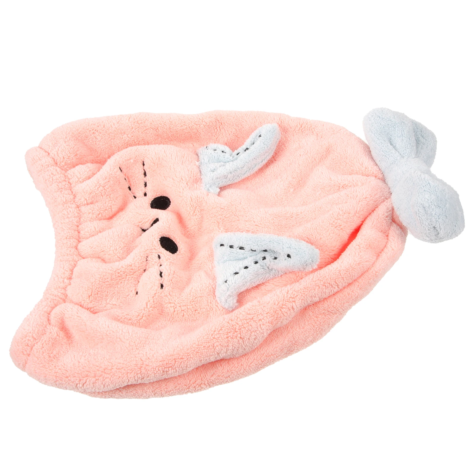 

Kids Dry Towel Kids Towels Coral Fleece Absorbent Bath Cap Pink Hooded Hair Wrap Accessories Beach Towel Durability