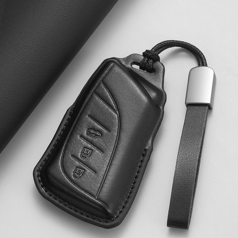 Leather Car Key Case Cover For Lexus UX250 UX260 Es Es350 UX200 UX250h ES200 ES300h ES350 US200 US260h 2018 - 2020 RX 200 250H