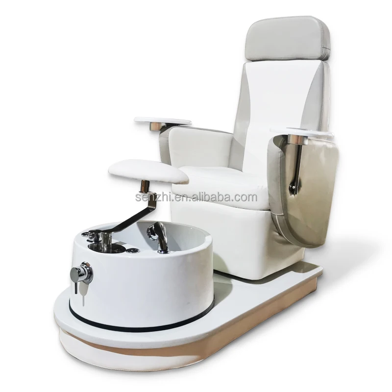 Luxurious Acrylic Base With Light And Pedicure Chair Can Be Customized Color Logo For Nail Salon