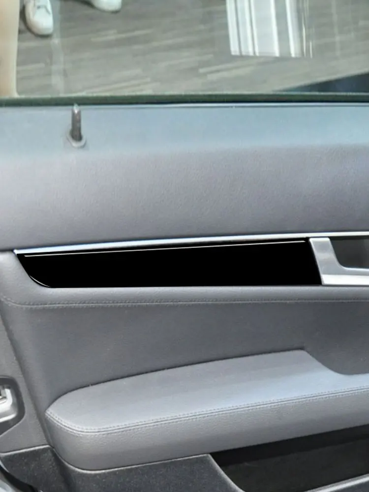

Для Mercedes-Benz C-класса W204 2007-2013: Накладки на внутренние дверные ручки, 4 шт.
