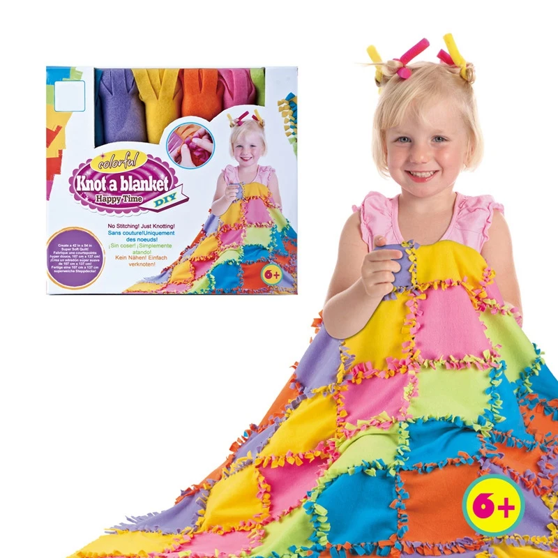 Quilt Ambachtelijke Set Zelfgemaakte Ambachtelijke Quilt Kit Kids Diy Ambachtelijke Stiksels Quilt Speelgoed