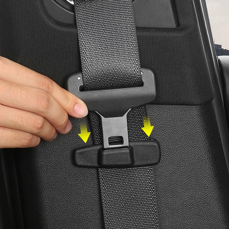 2PCS Universal Strong Car Safety Belt Protection Clip Plastic Seat Belt for AUDI e-tron A3 Quattro RS7 Cabriolet 5000 Quattro V8