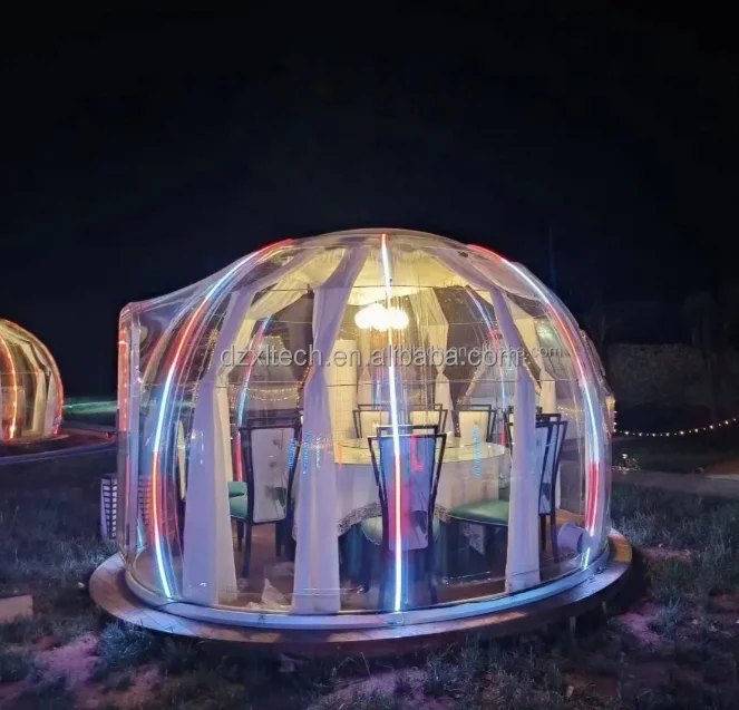 

Modern PC Bubble Dome House for Residential Outdoor Garden Sunroom Glamping Igloo Hotels Leisure Leisure PC Outdoor Room