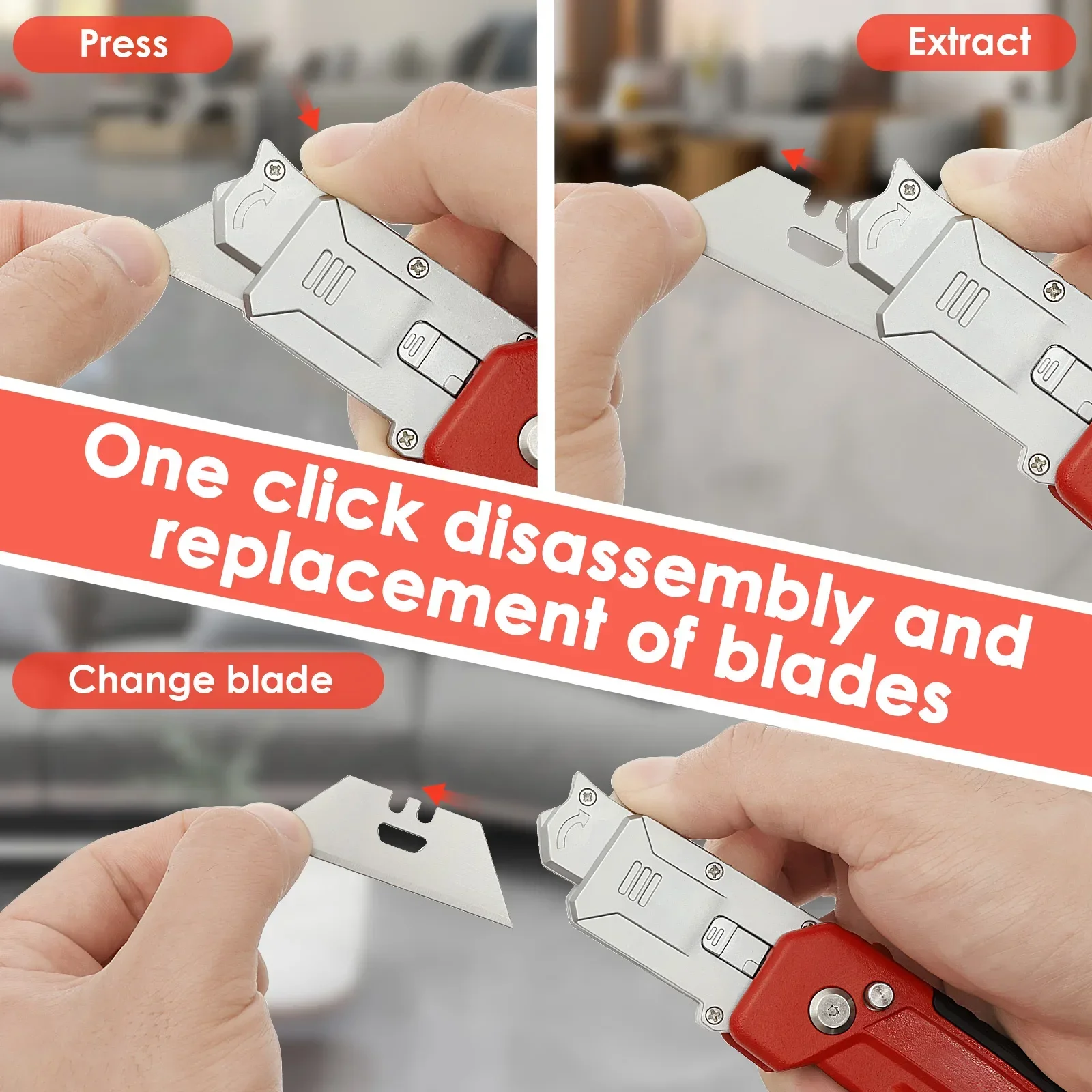 لاصق إزالة مكشطة للطي مجرفة الغراء سكين الجمال التماس أداة إزالة الصمغ جدار مكشطة تنظيف سكين مكشطة متعددة الوظائف #3