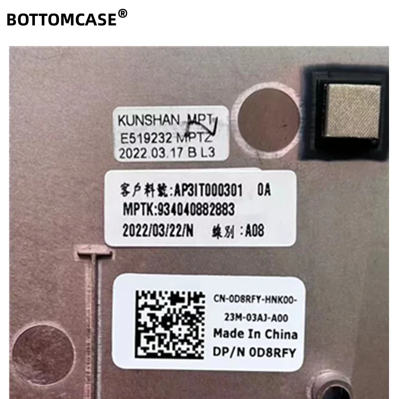 BOTTOMCASENew لديل خط العرض 5430 E5430 الغطاء السفلي للقضية السفلية D غطاء شل 0D8RFY D8RFY الفضة