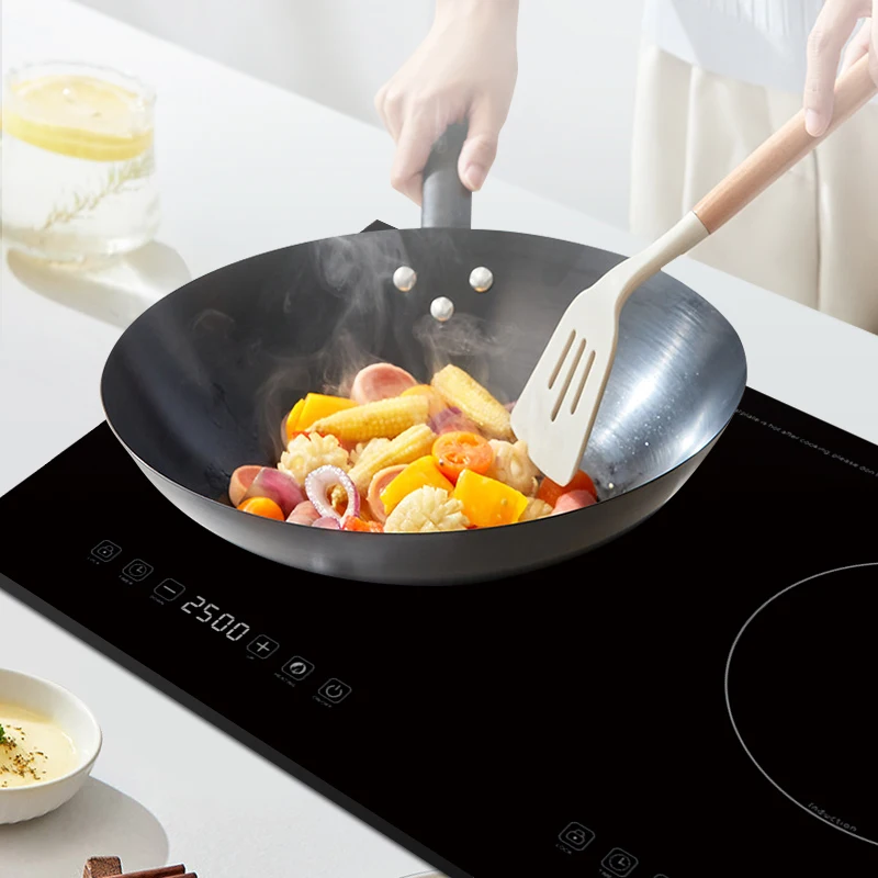 Touch Control Ceramic Induction Hob 2 Burner Electric Induction Cooktop Double Heads Induction Cooker