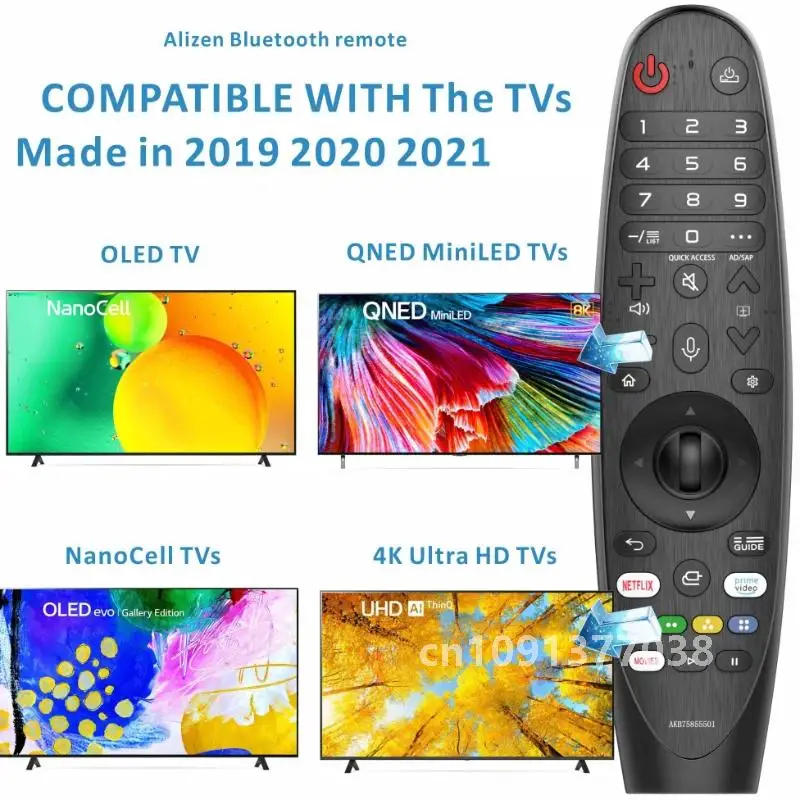 MR-20GA AKB75855501 Remote Control for LG Smart TV Voice Magic Remote Control with Pointer Function For Rx WX Series Controller