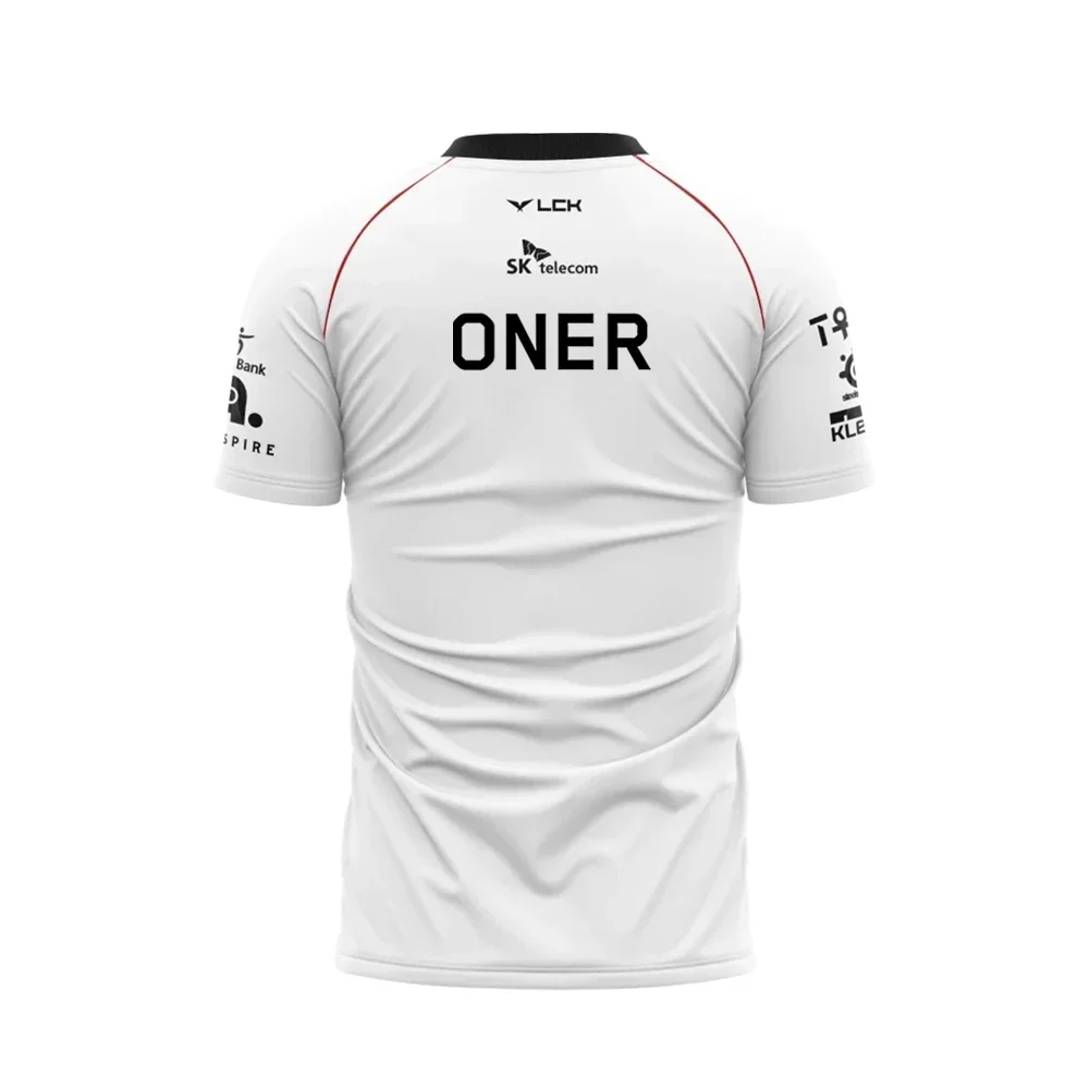 2025 Neues T1 Esports-Team-Uniform-T-Shirt League of Legends World Finals Jersey-T-Shirt Lol Games Faker Fan Support Herrenbekleidung