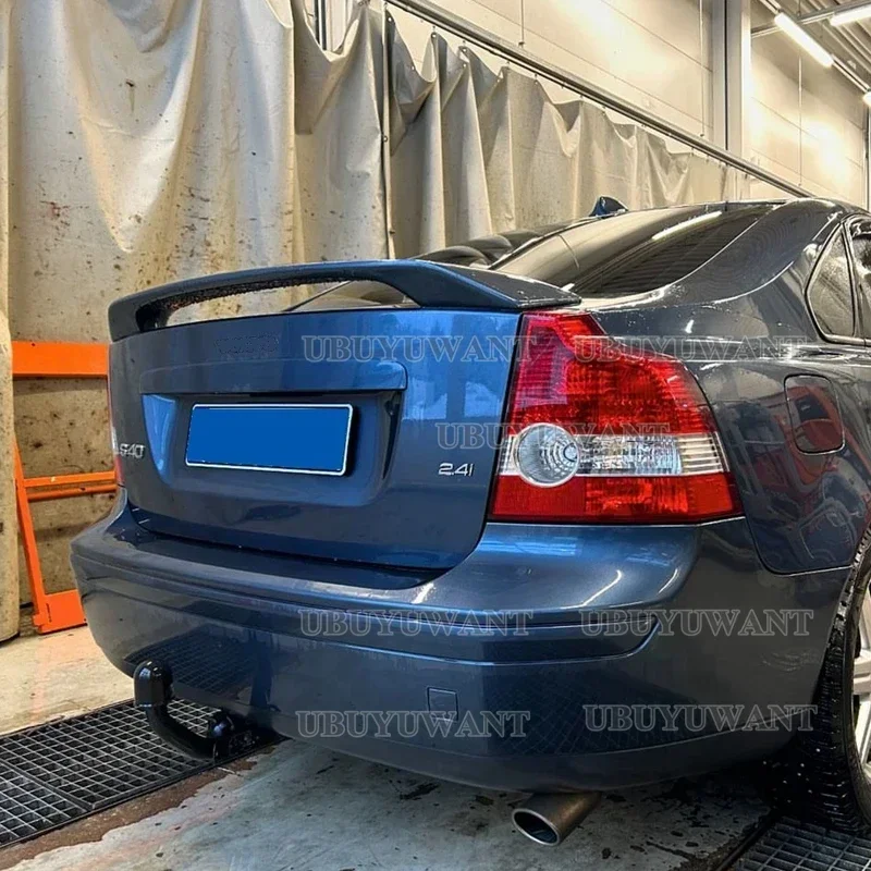 For Volvo S40 Carbon Fiber /FRP Material Car Rear Wing Spoiler 2006 2007 2008 2009 2010 2011 2012 2013