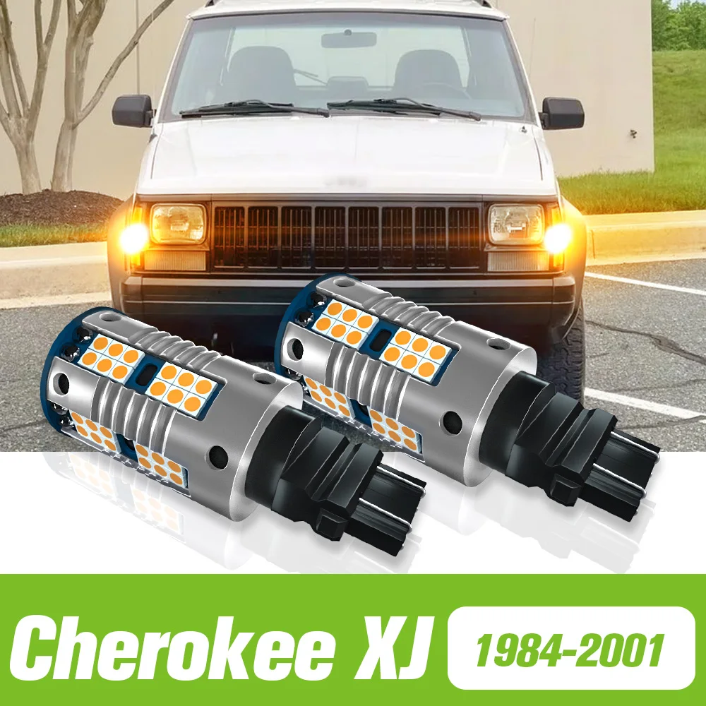 

2pcs For Jeep Cherokee XJ 1984-2001 LED Turn Signal Light Turning Lamp 1992 1993 1994 1995 1996 1997 1998 1999 2000 Accessories