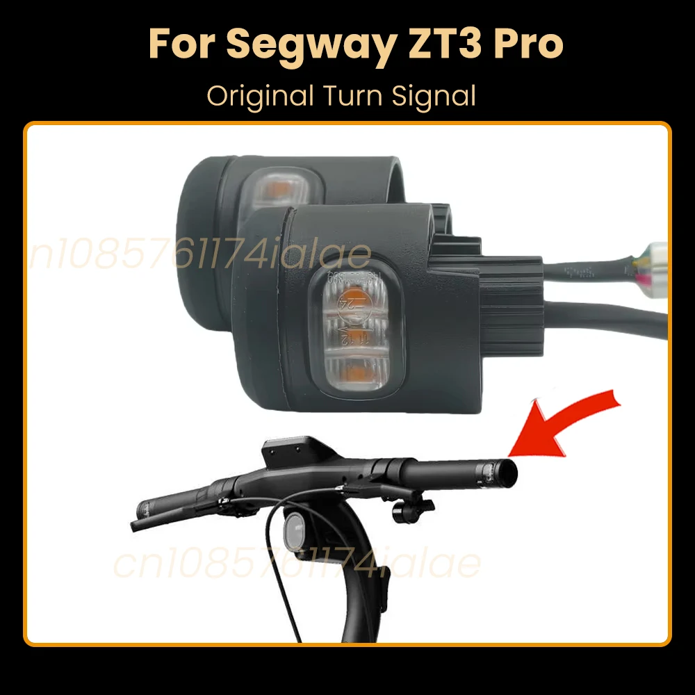 

Original Electric Scooter Integrated Turn Signal Safety Light for Segway ZT3 Pro Ninebot Left-right Universal Handle Front