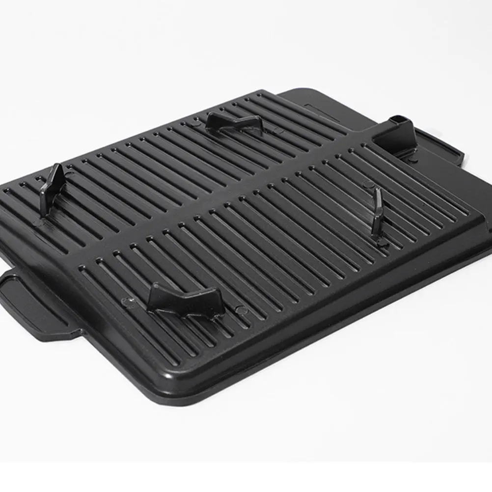 

Premium Aluminium Alloy Non-Stick Baking Tray Portable Bbq for Home Outdoor Camping Black Household Baking Tray