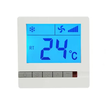 Termostato digital lcd, compressor de atraso, proteção, unidade de bobina, controlador de temperatura, termostato para ar condicionado
