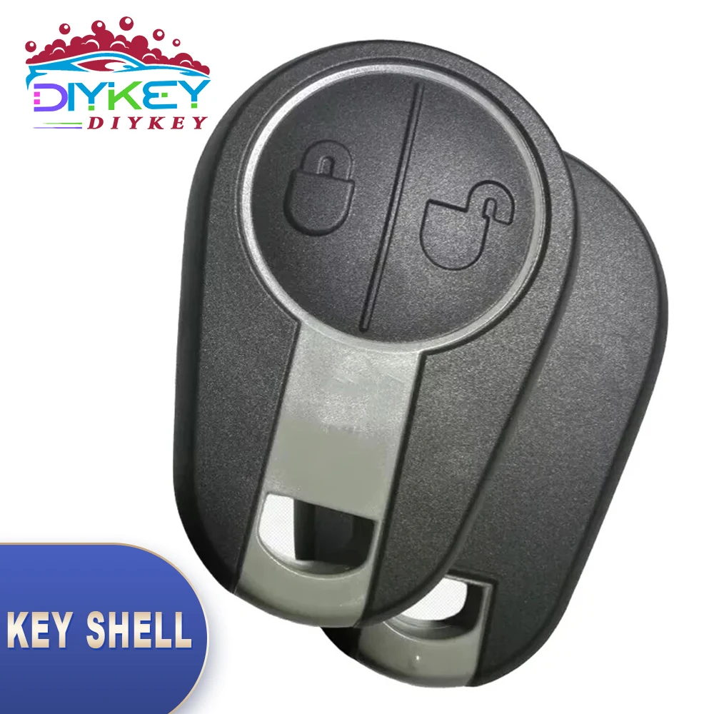 DIYKEY 2 Buttons Smart Key Shell Housing Case For Volvo Evro 5 VNL VNM FM FH VN FL Euro 5 Truck 630 670 780 880 P/N: 21392420