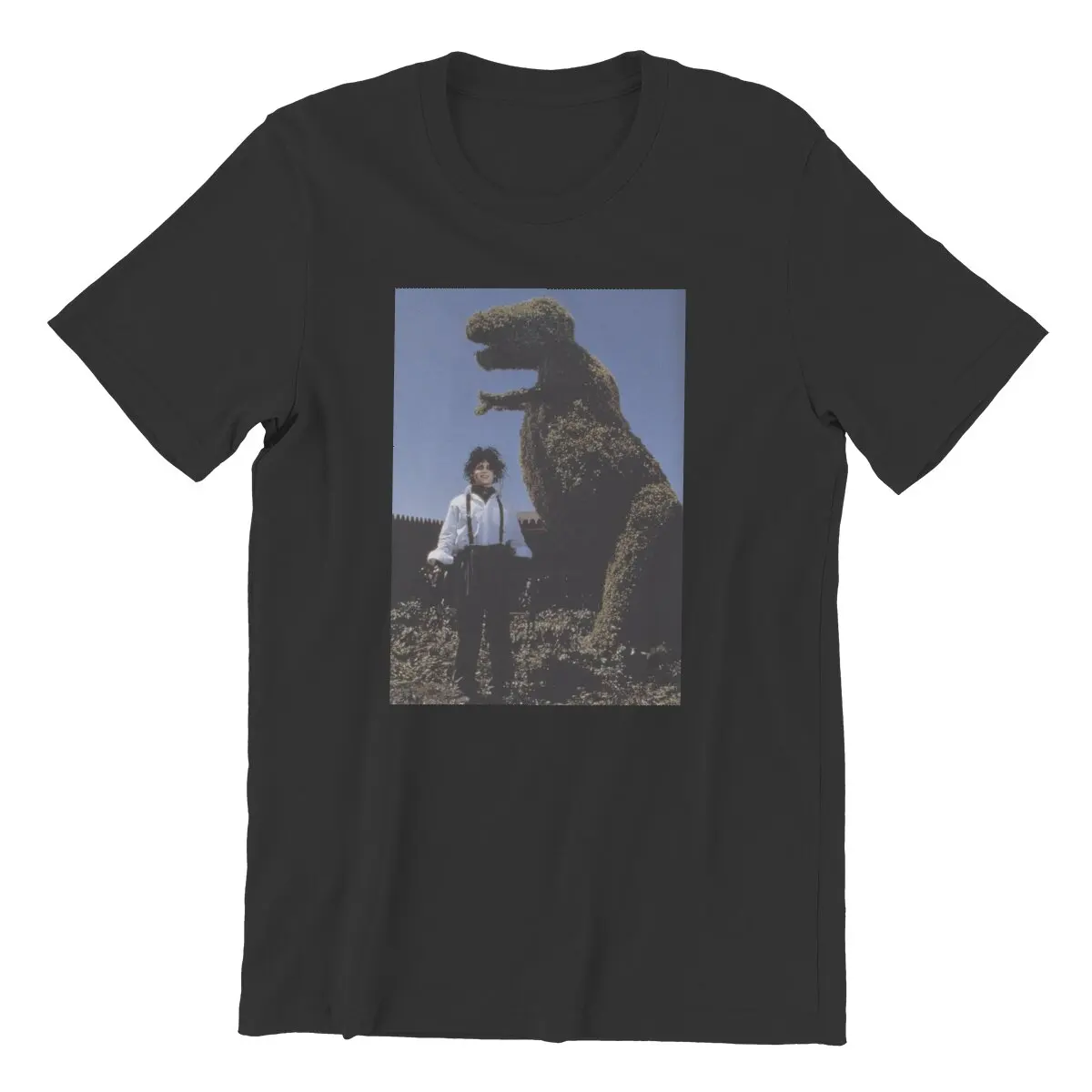 Edward Scissorhands T Shirts Men Cotton Funny T-Shirts Johnny Depp Tim Burton Punk Film Tee Shirt Short Sleeve Clothes Summer