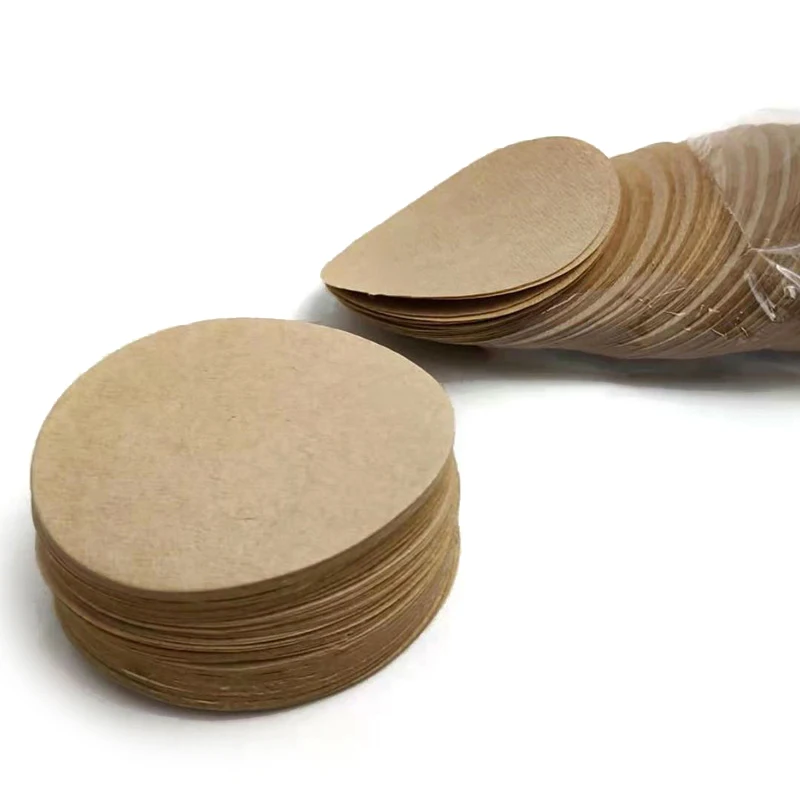 Picture 7: 100Pcs Round Coffee Filter Paper 56mm 60mm 68mm For Espresso Coffee Maker V60 Dripper Coffee Filters Tools Moka Pot Paper Filter
